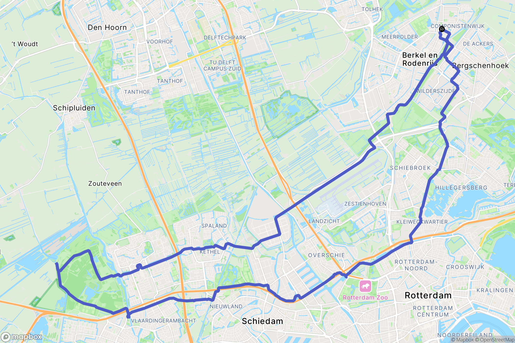 Berkel en Rodenrijs: routekaart voor buitenactiviteiten - Netherlands