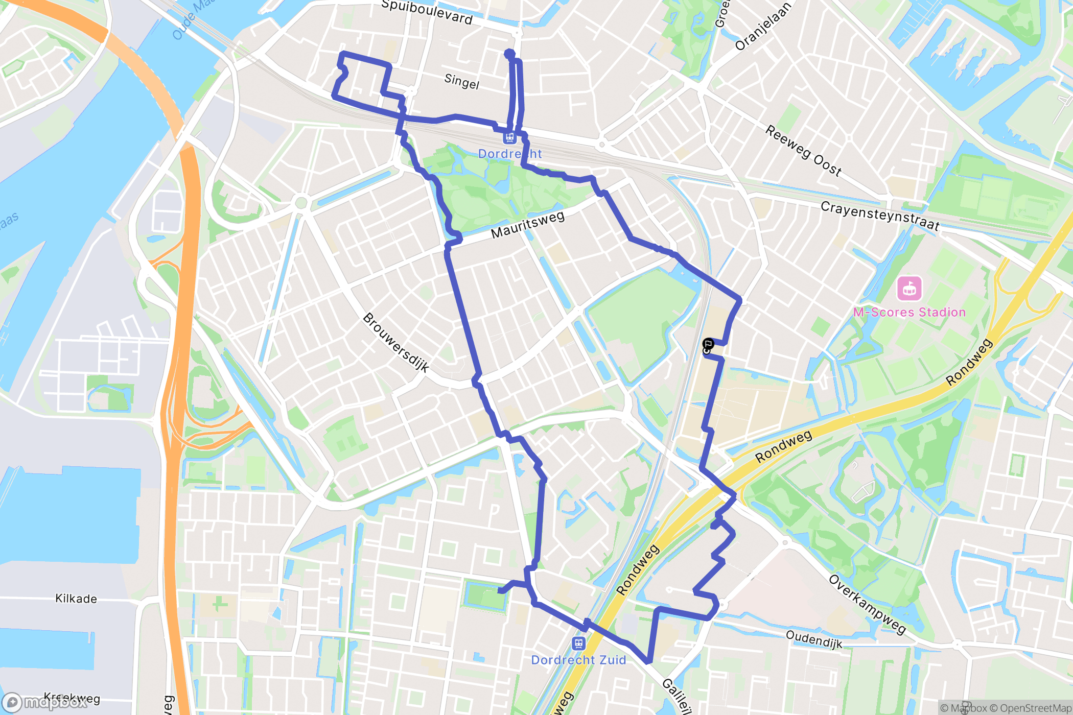 Dordrecht: routekaart voor buitenactiviteiten - Netherlands