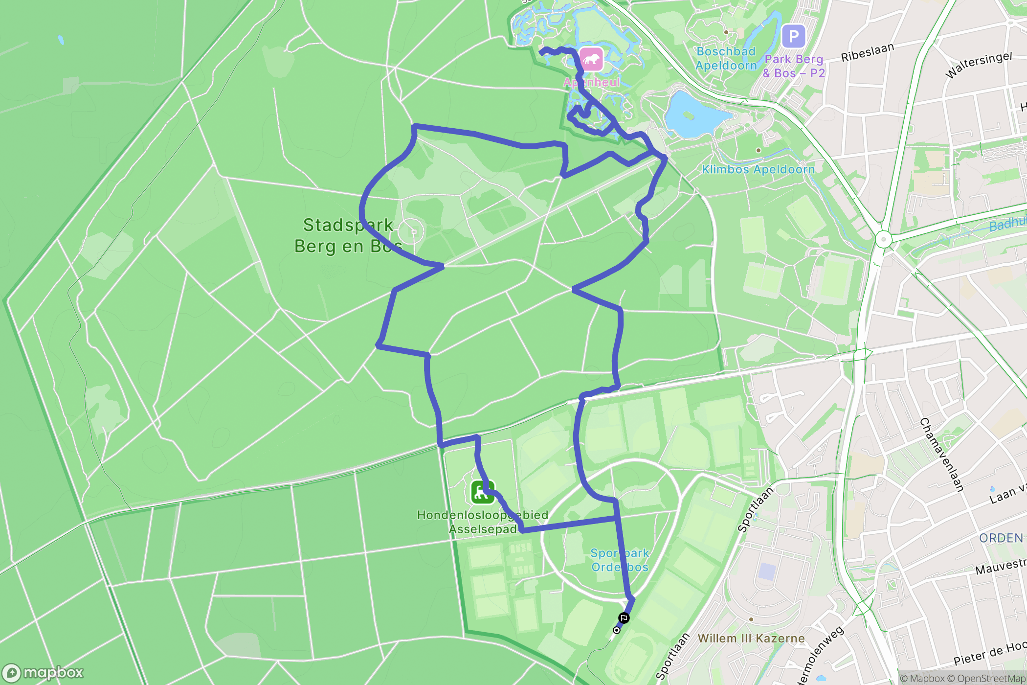 Apeldoorn: routekaart voor buitenactiviteiten - Netherlands