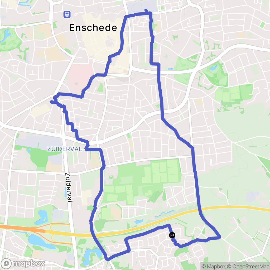 Enschede: routekaart voor buitenactiviteiten - Netherlands