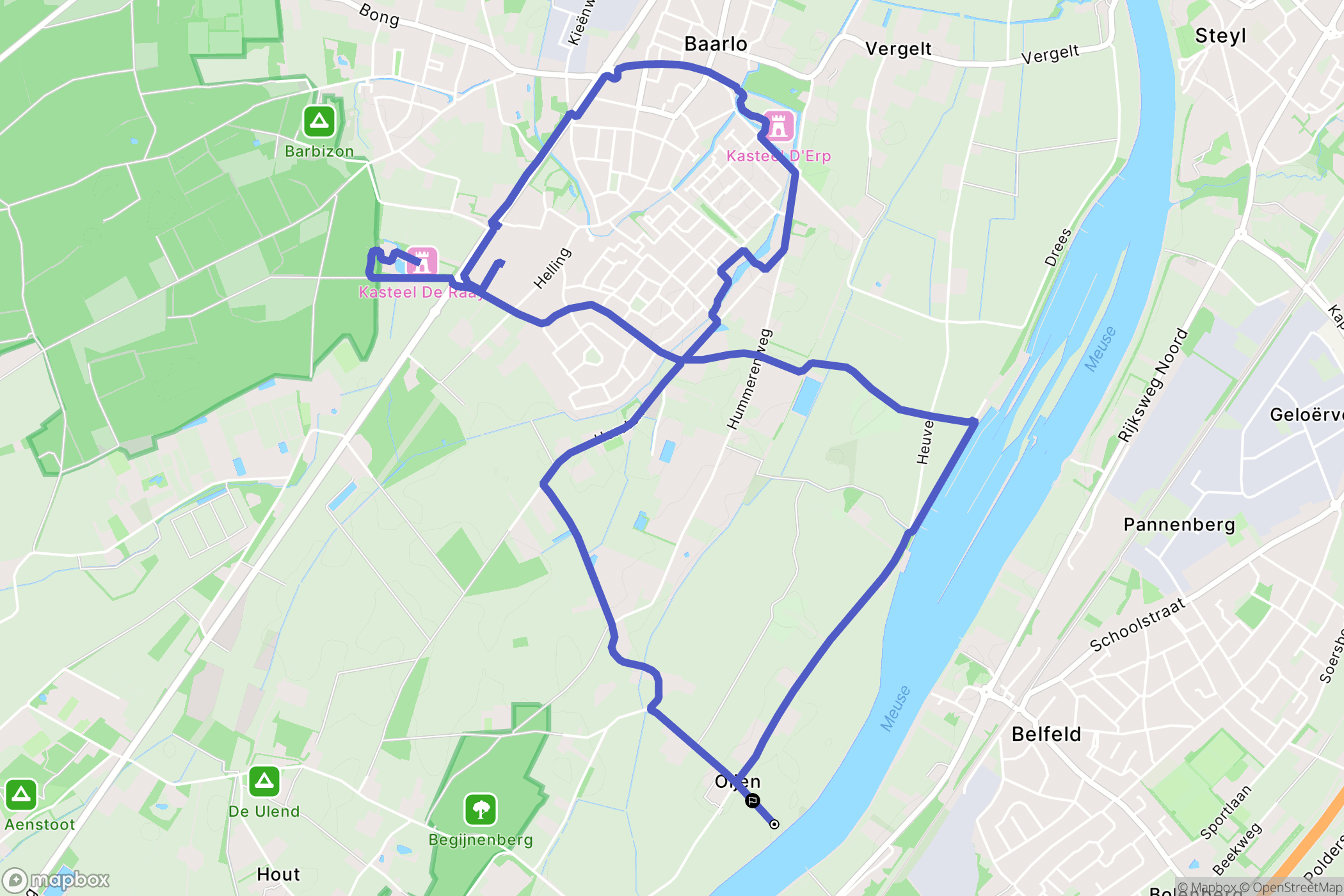 Kessel: routekaart voor buitenactiviteiten - Netherlands