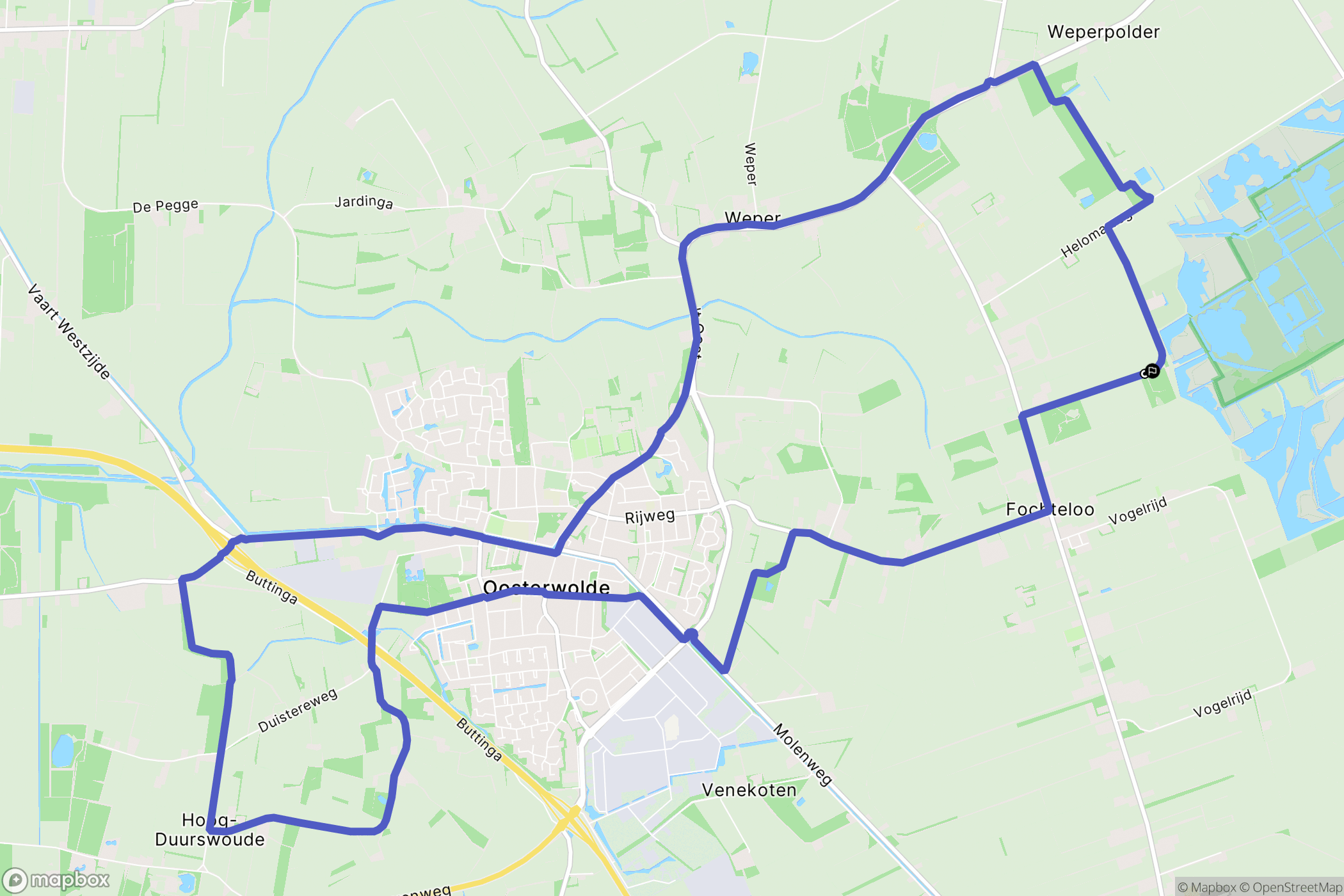 Fochteloo: routekaart voor buitenactiviteiten - Netherlands