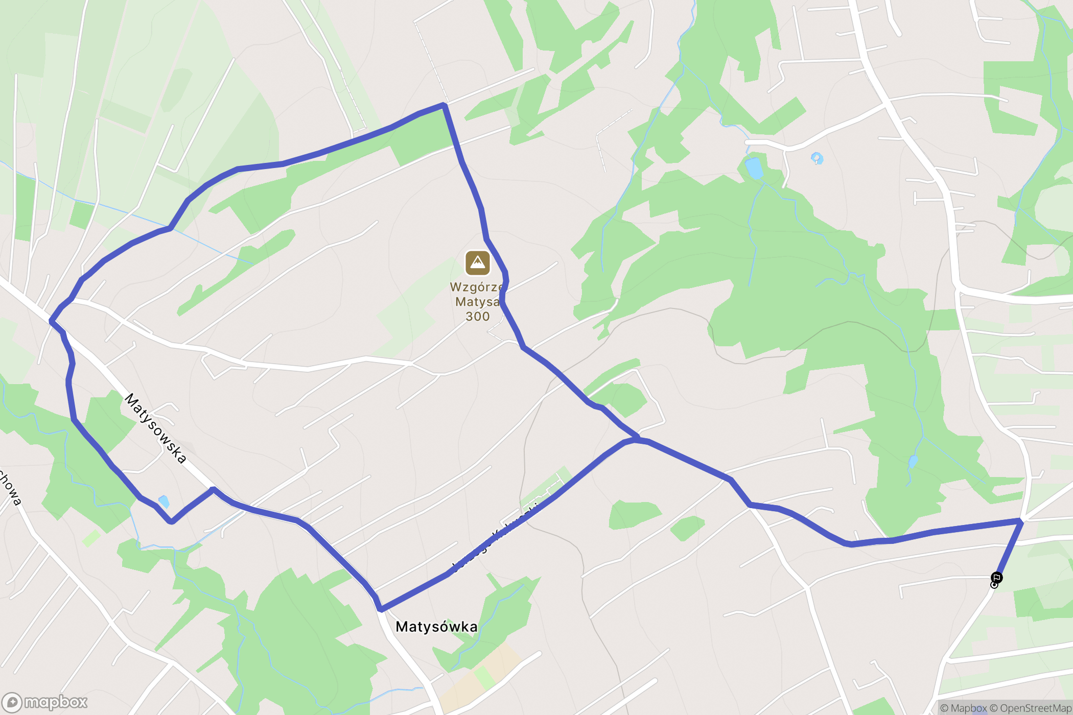 Rzeszów: mapa trasy - Poland