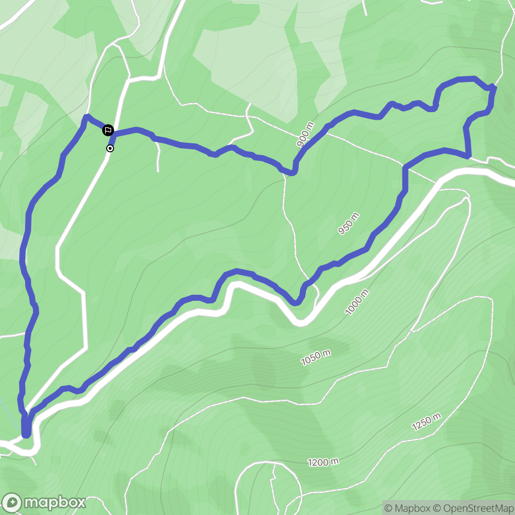 Montcel : carte du parcours de randonnée - France