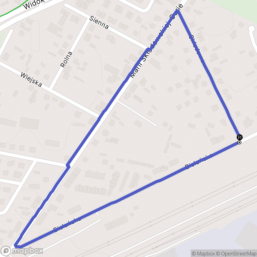 Skierniewice: mapa trasy - Poland