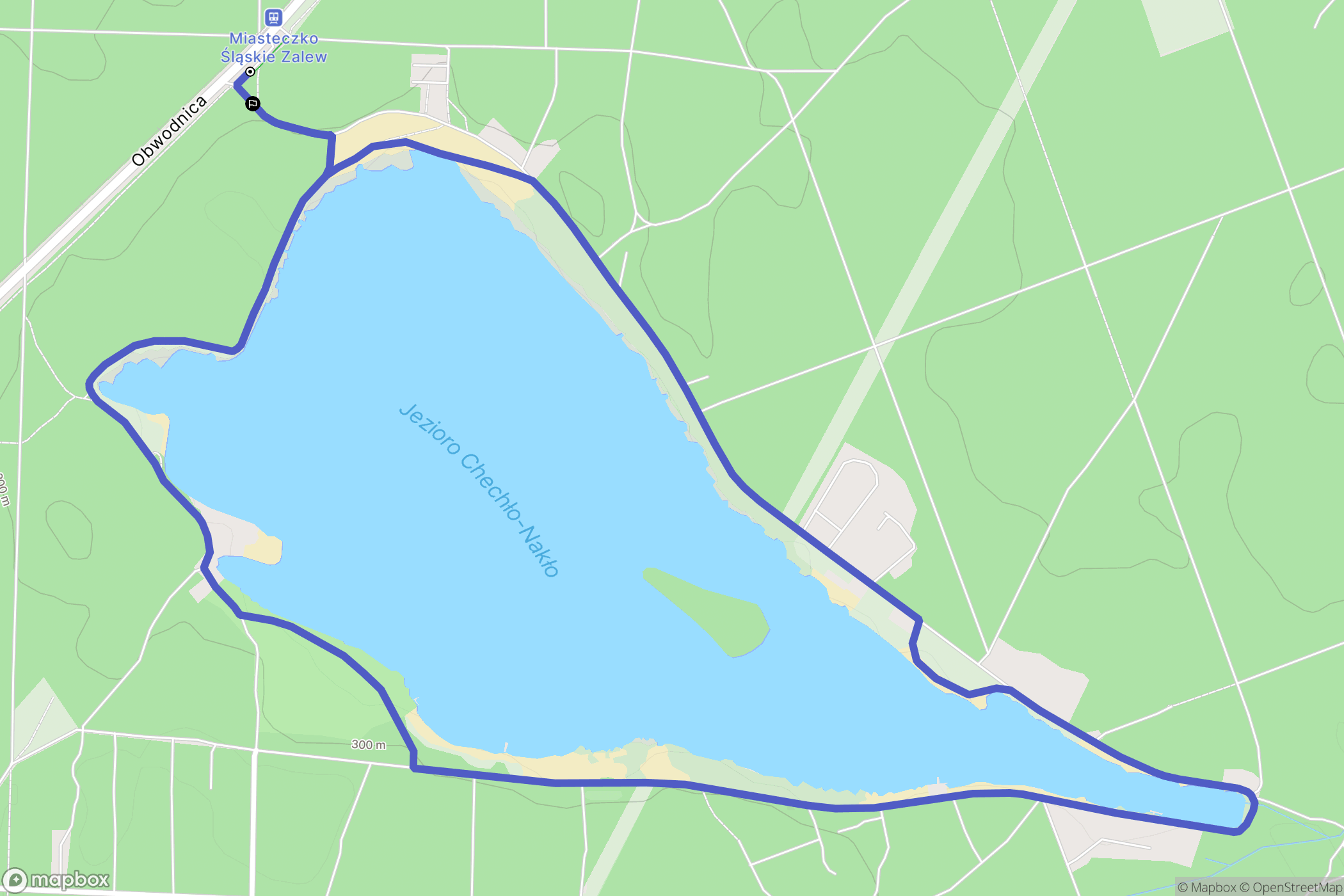 Tarnowskie Góry: mapa trasy - Poland