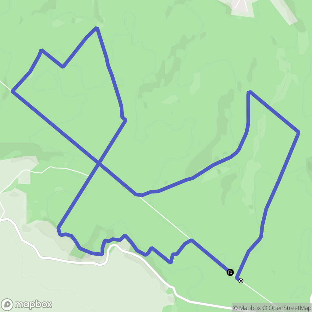 Dancourt : carte du parcours de randonnée - France