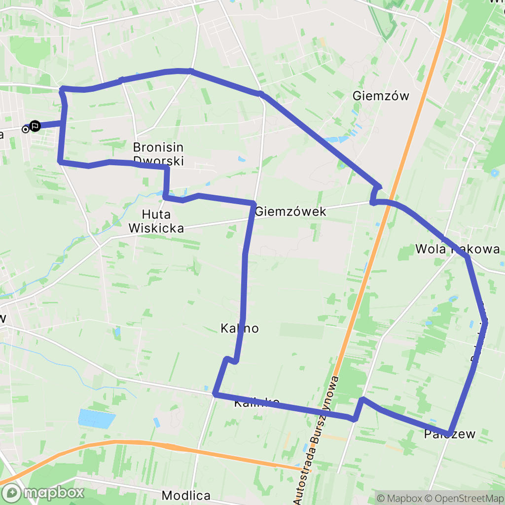 Starowa Góra: mapa trasy - Poland