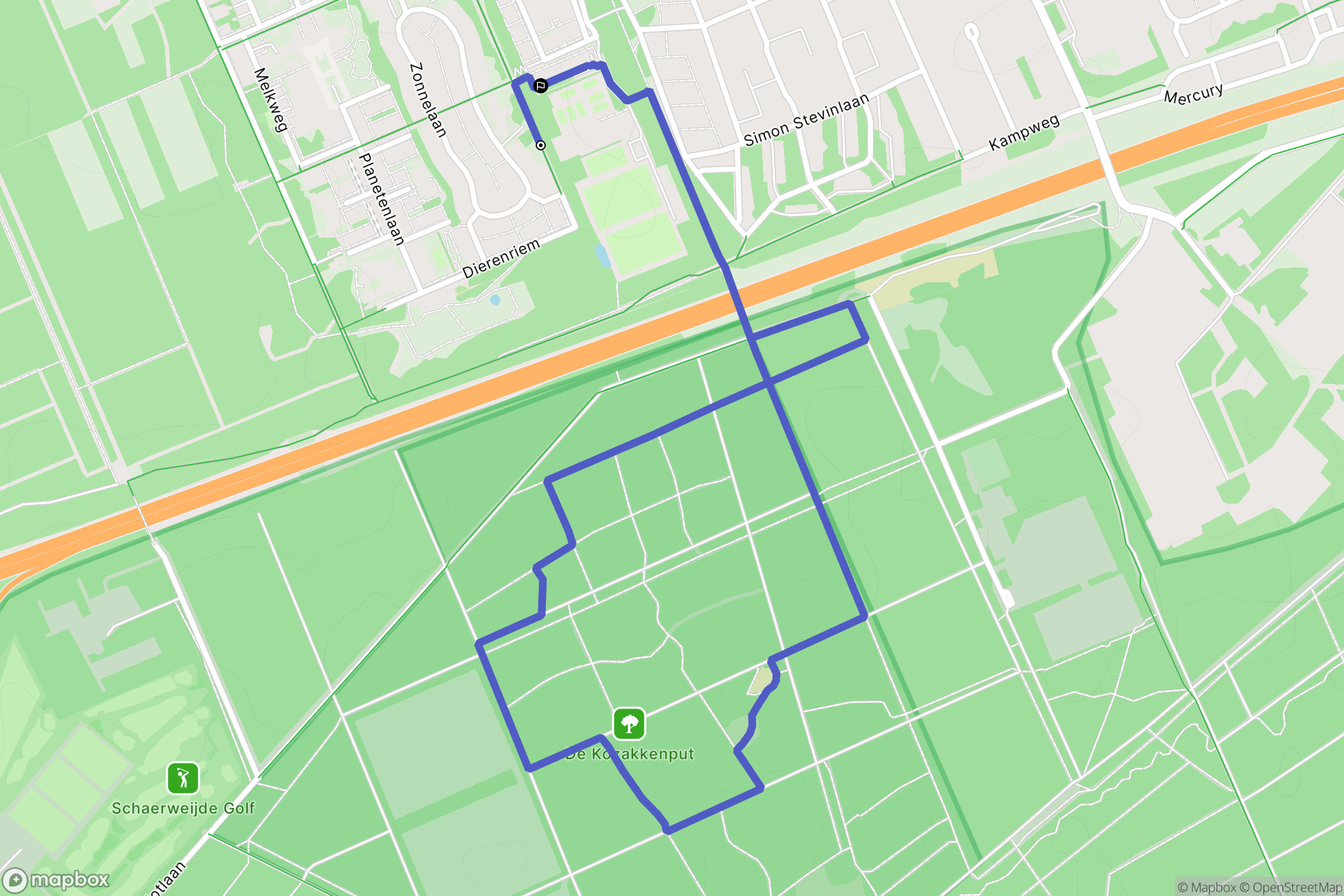 Huis Ter Heide: routekaart voor buitenactiviteiten - Netherlands