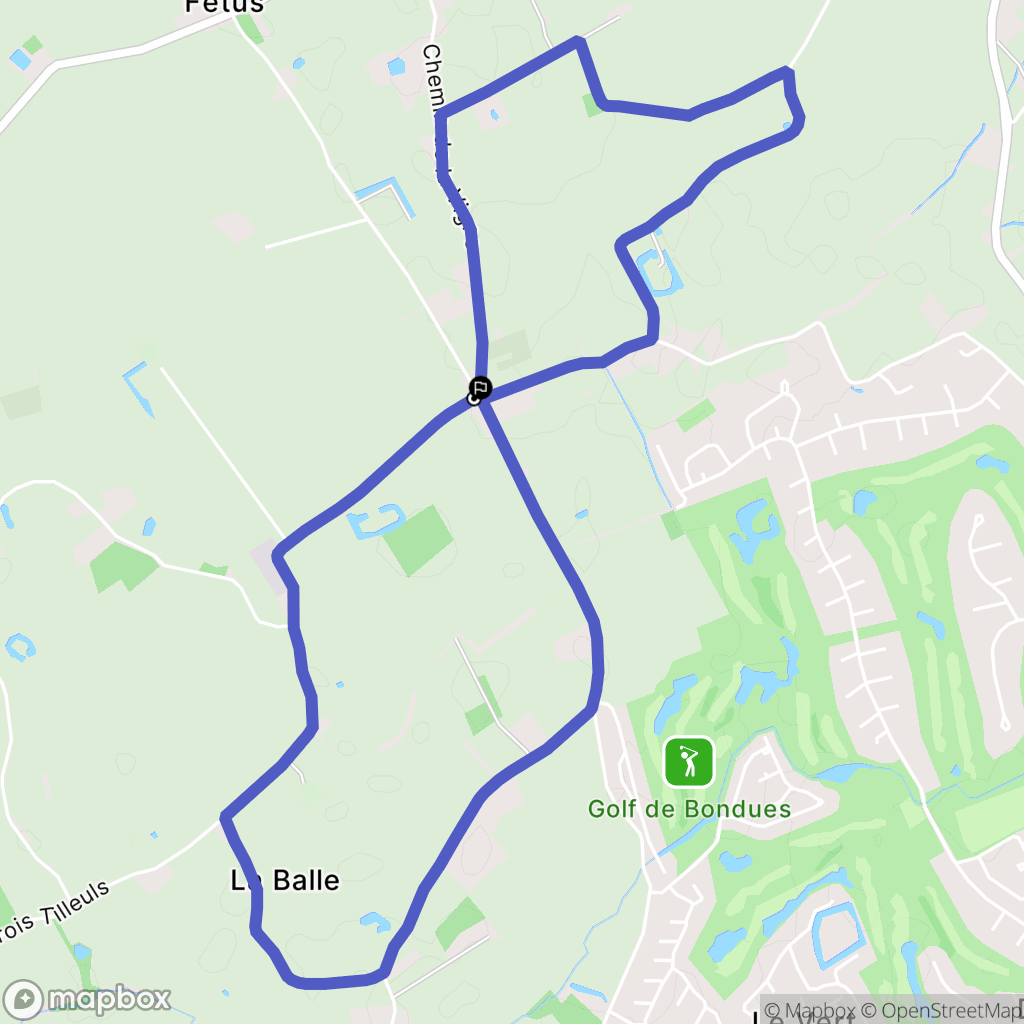 Wambrechies : carte du parcours de randonnée - France
