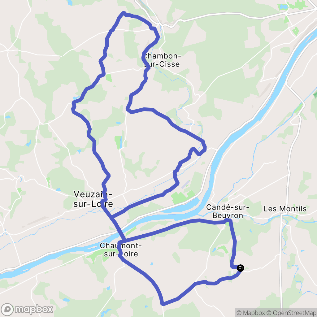 Valaire : carte du parcours de randonnée - France