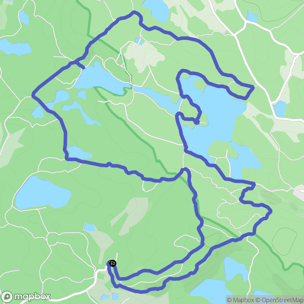 Mélisey : carte du parcours de randonnée - France