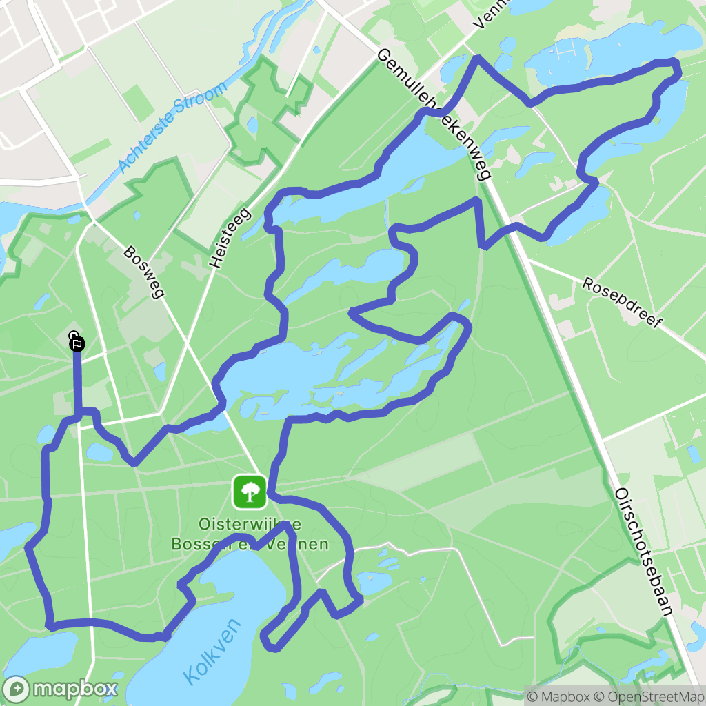 Oisterwijk: routekaart voor buitenactiviteiten - Netherlands