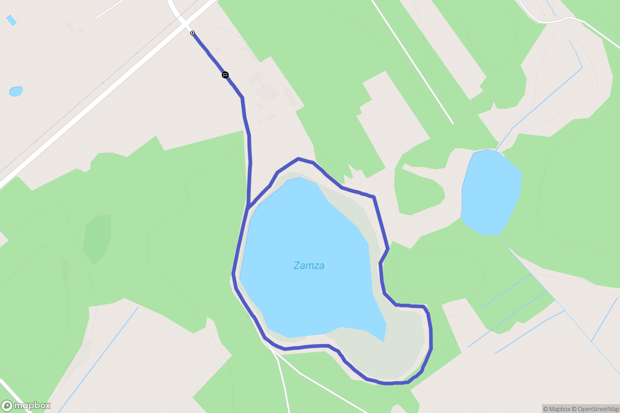 Stawnica: mapa trasy - Poland