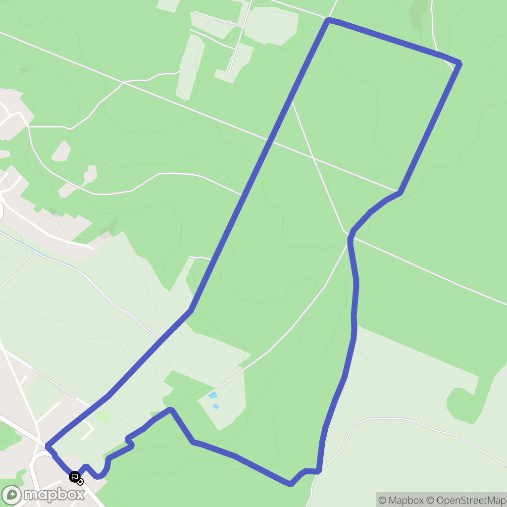 Maule : carte du parcours de randonnée - France