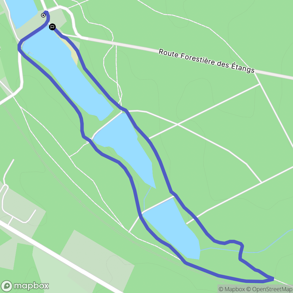 Fourmies : carte du parcours de randonnée - France