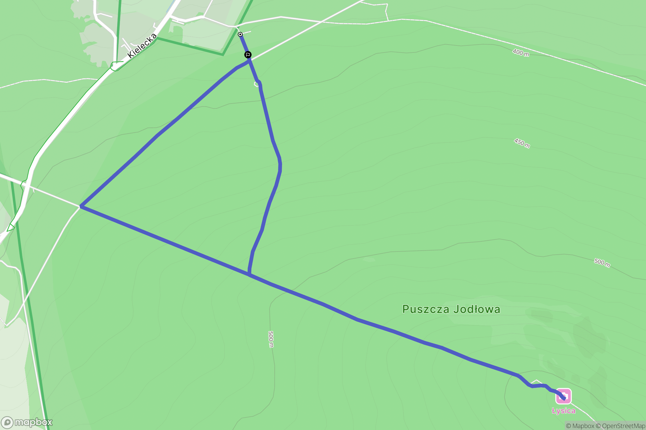 Święta Katarzyna: mapa trasy - Poland