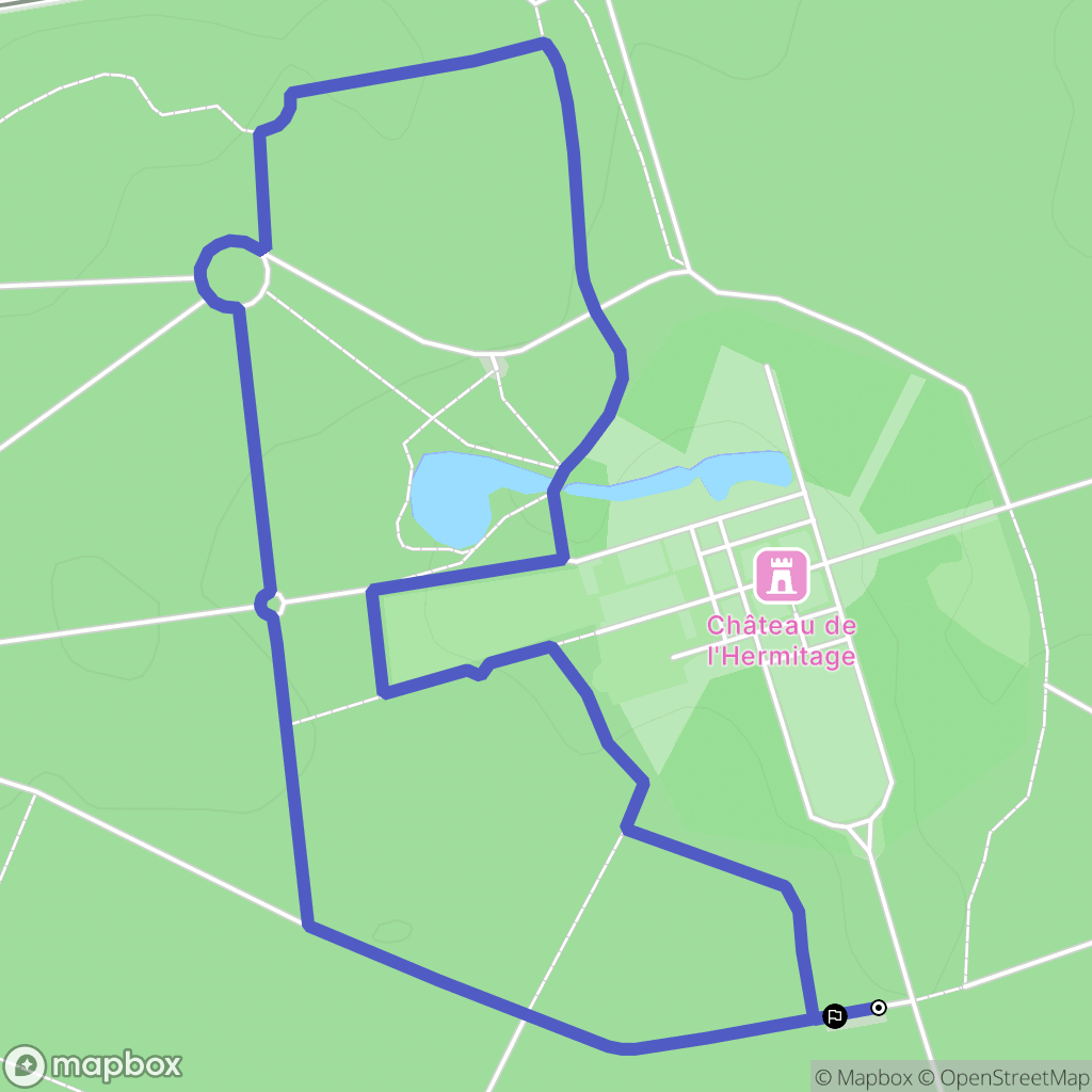 Condé-sur-l'Escaut : carte du parcours de randonnée - France
