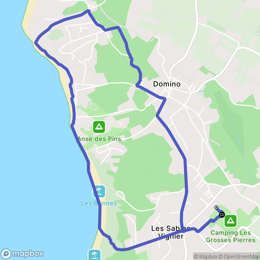 Saint-Georges-d'Oléron : carte du parcours de randonnée - France