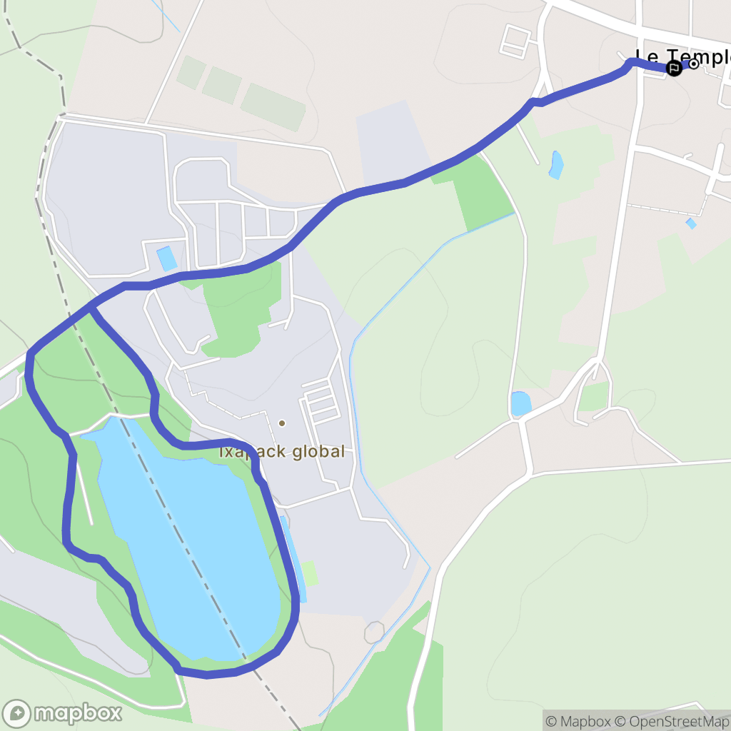 Mauléon : carte du parcours de randonnée - France