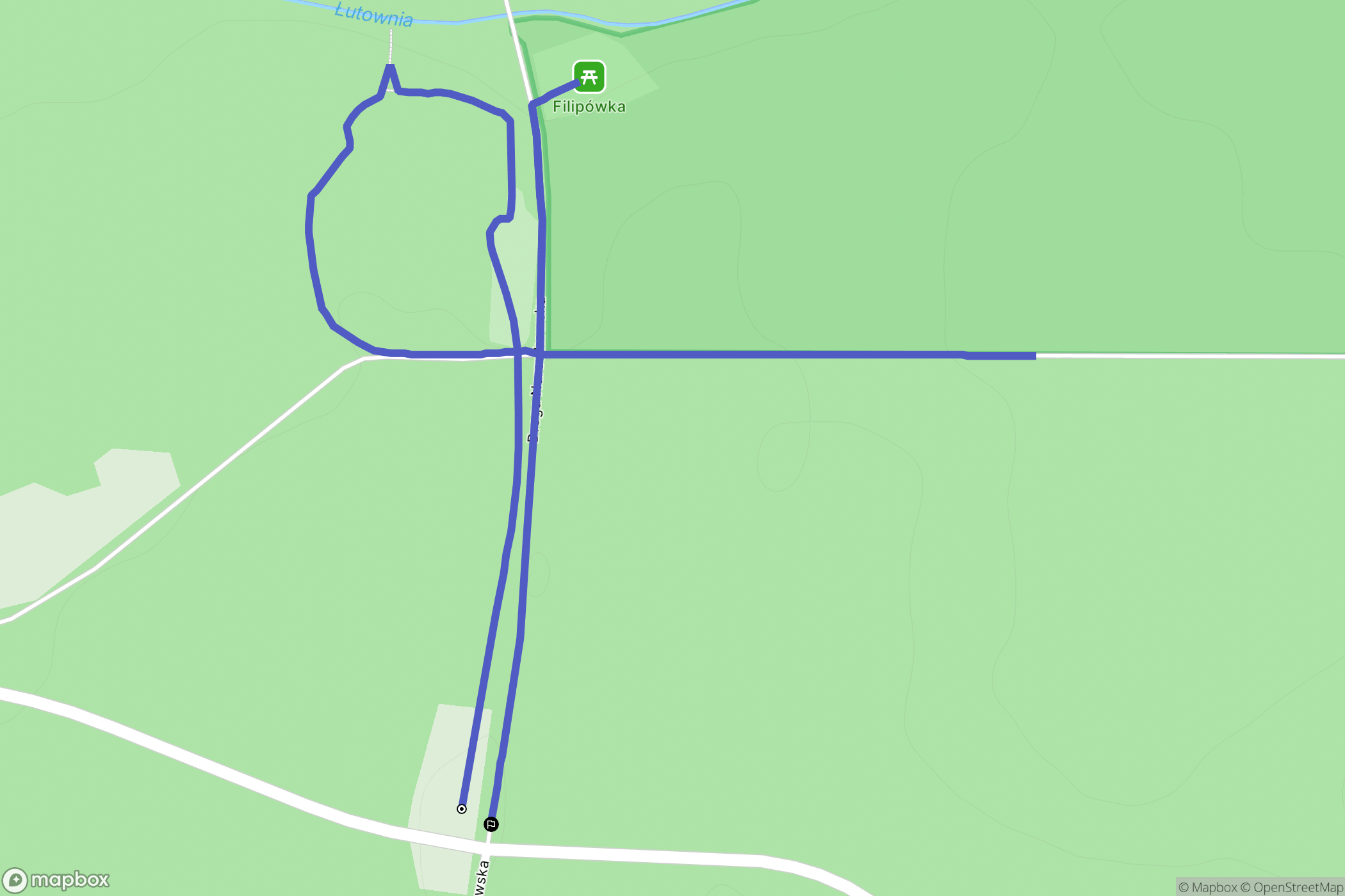 Teremiski: mapa trasy - Poland