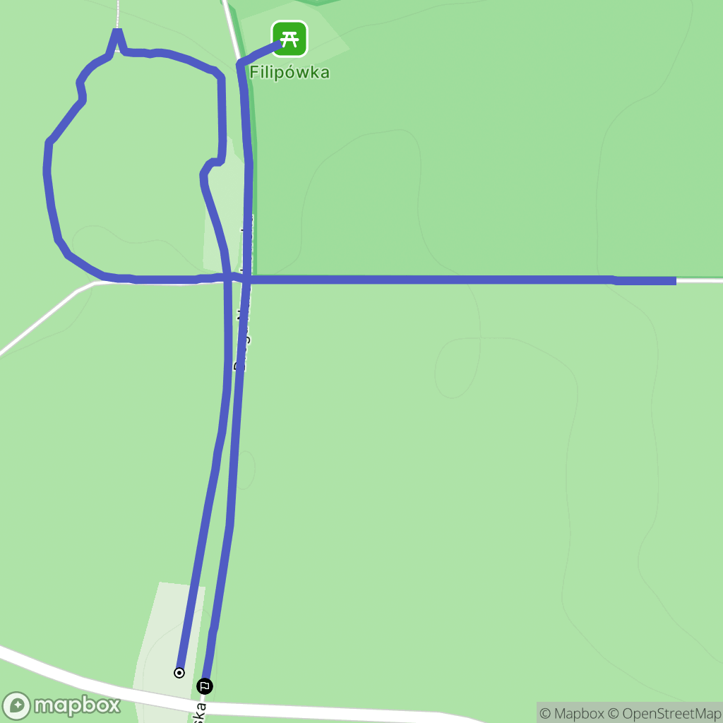 Teremiski: mapa trasy - Poland