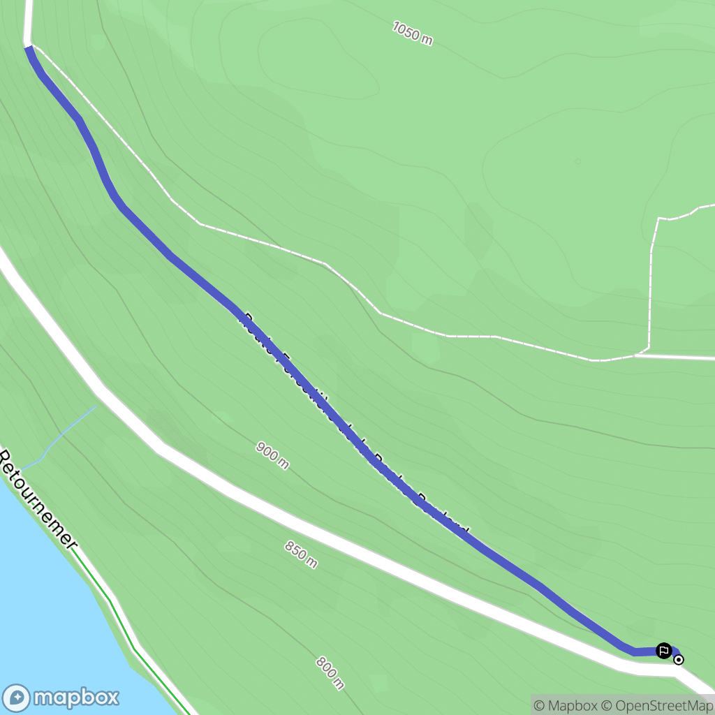 Xonrupt-Longemer : carte du parcours de randonnée - France