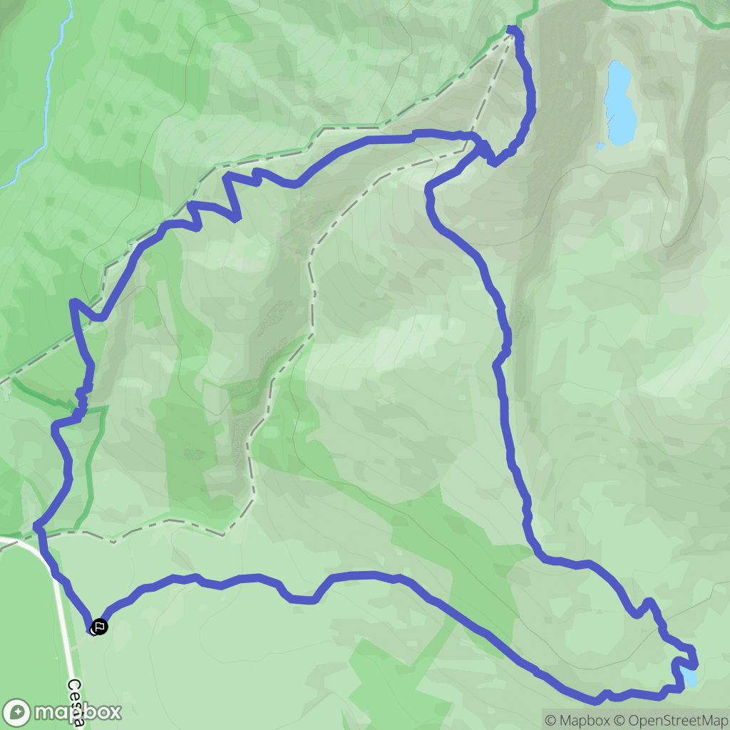 Vysoké Tatry: mapa trasy - Slovakia