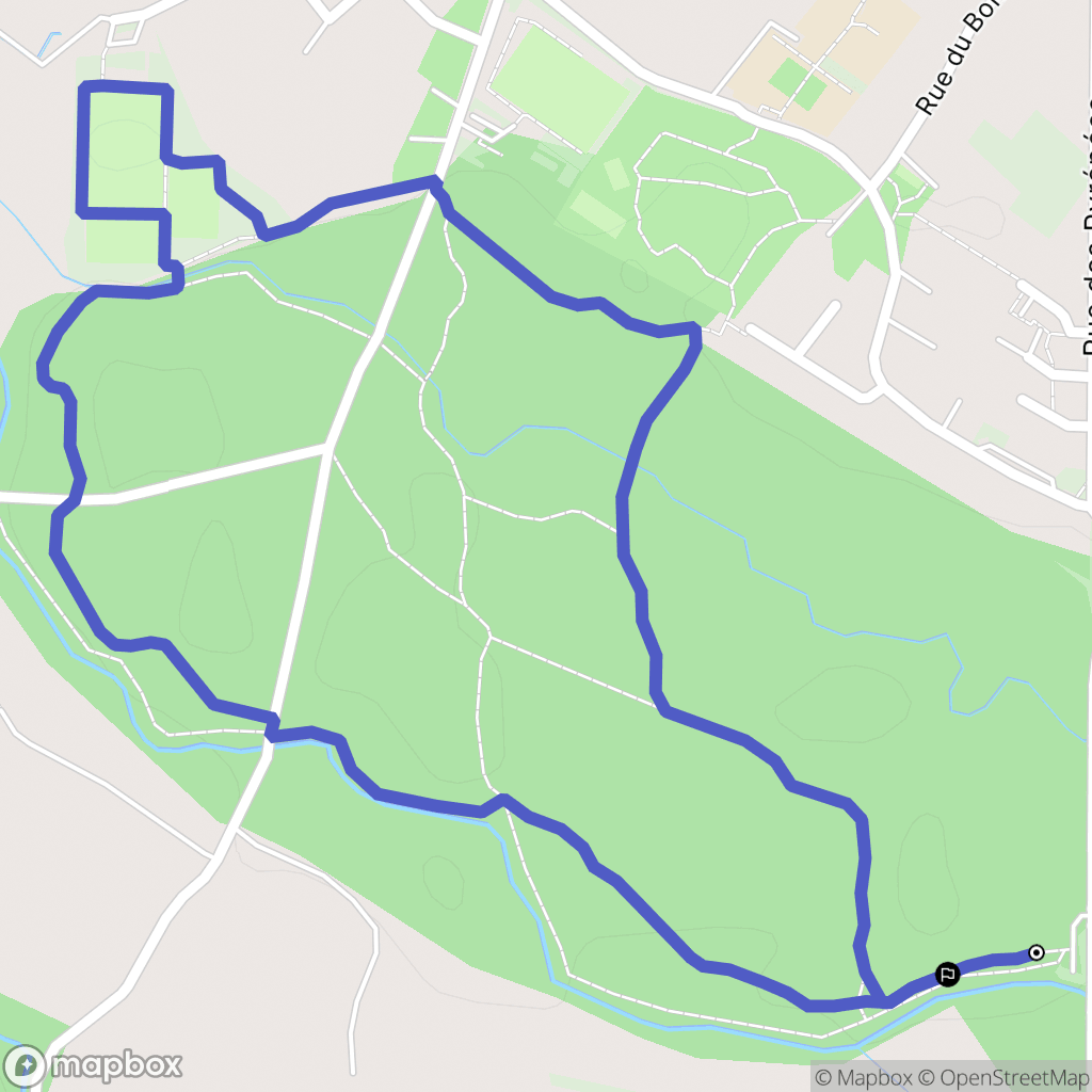 Pardies : carte du parcours de randonnée - France