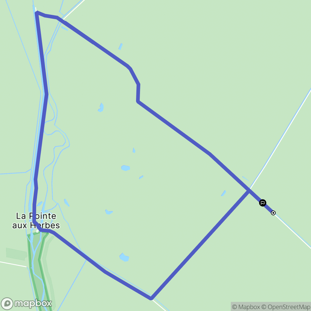 Champagné-les-Marais : carte du parcours de randonnée - France