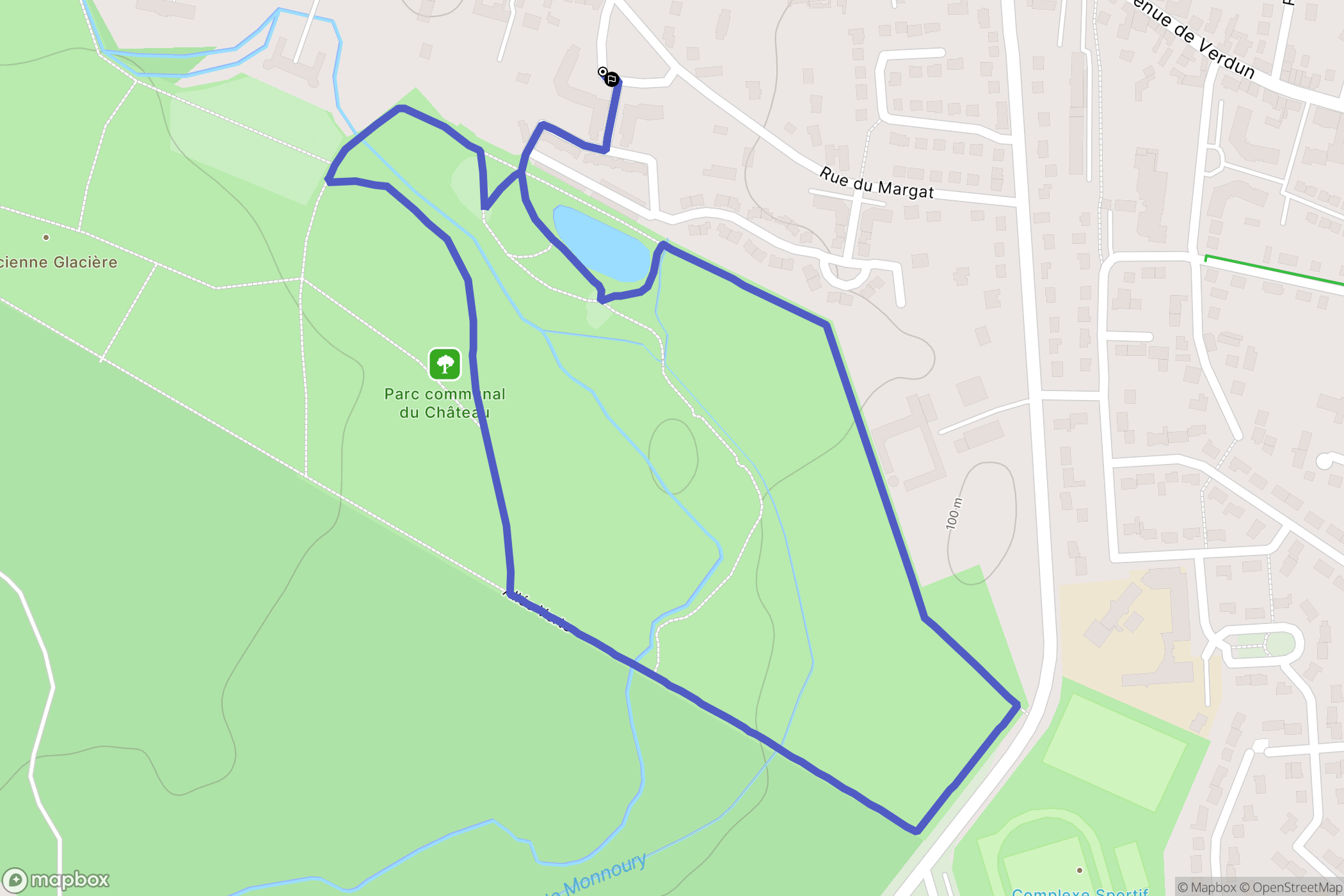 Fontenay-Trésigny : carte du parcours de randonnée - France
