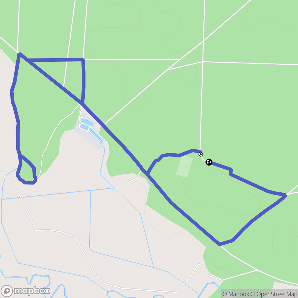 Wieniec-Zalesie: mapa trasy - Poland