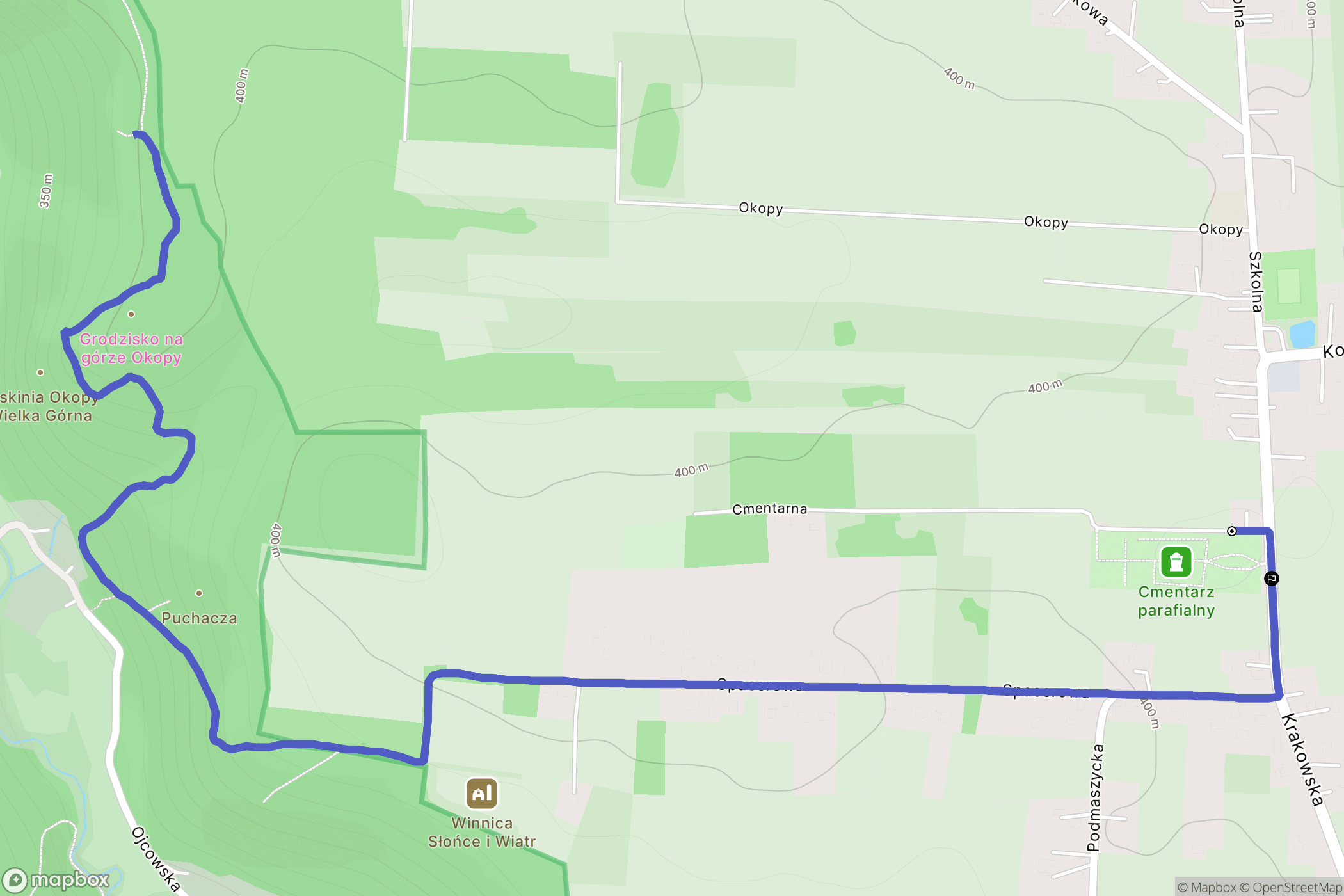 Smardzowice: mapa trasy - Poland