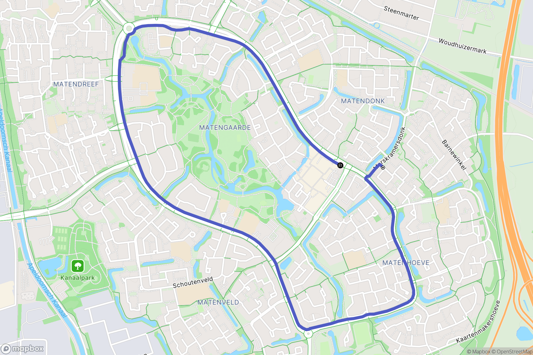 Apeldoorn: routekaart voor buitenactiviteiten - Netherlands