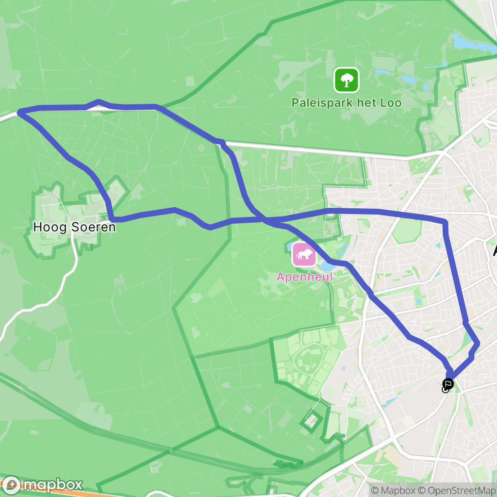 Apeldoorn: routekaart voor buitenactiviteiten - Netherlands