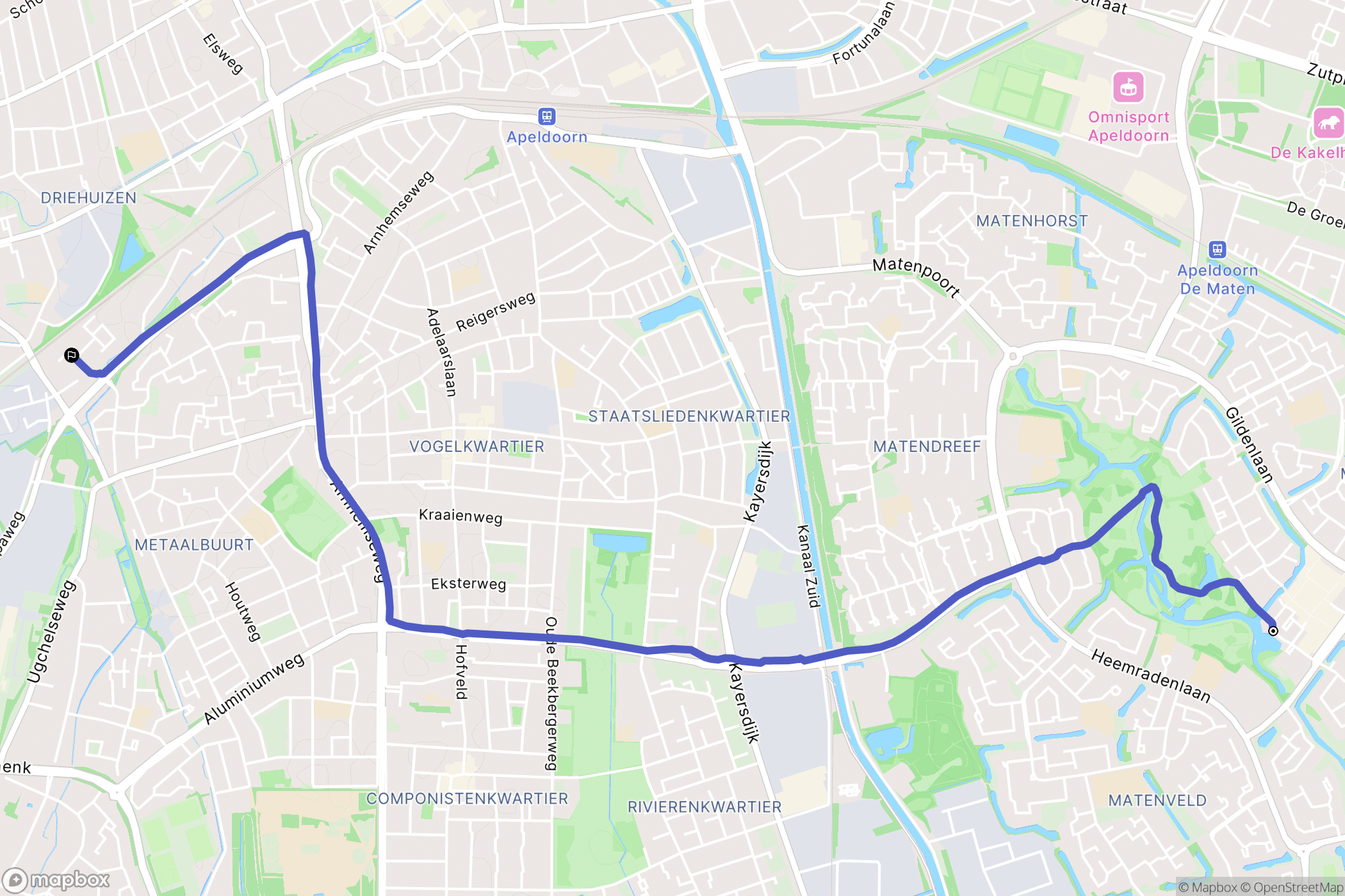 Apeldoorn: routekaart voor buitenactiviteiten - Netherlands