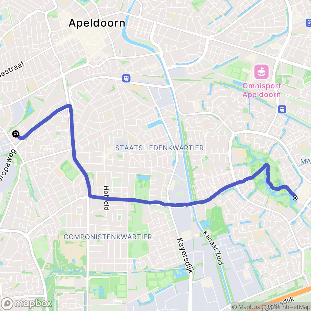 Apeldoorn: routekaart voor buitenactiviteiten - Netherlands