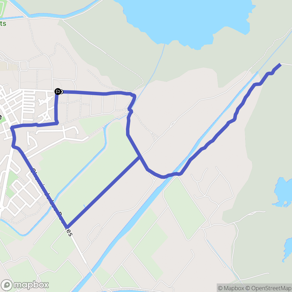 Saint-Nazaire : carte du parcours de randonnée - France