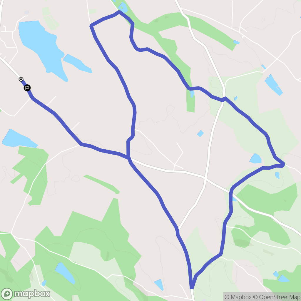 Peyrole : carte du parcours de randonnée - France