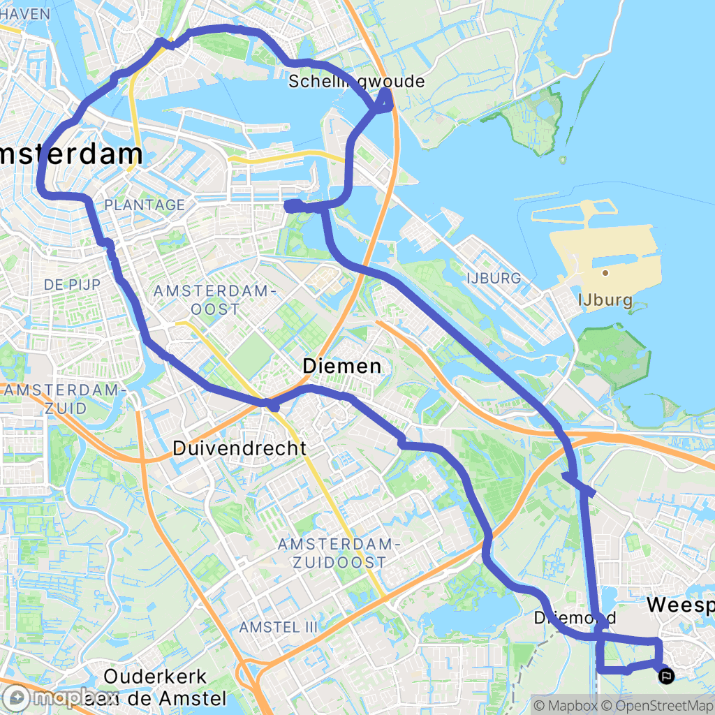 Weesp: routekaart voor buitenactiviteiten - Netherlands