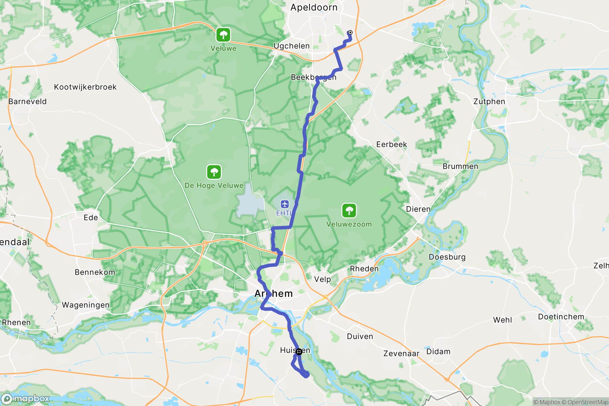 Apeldoorn: routekaart voor buitenactiviteiten - Netherlands