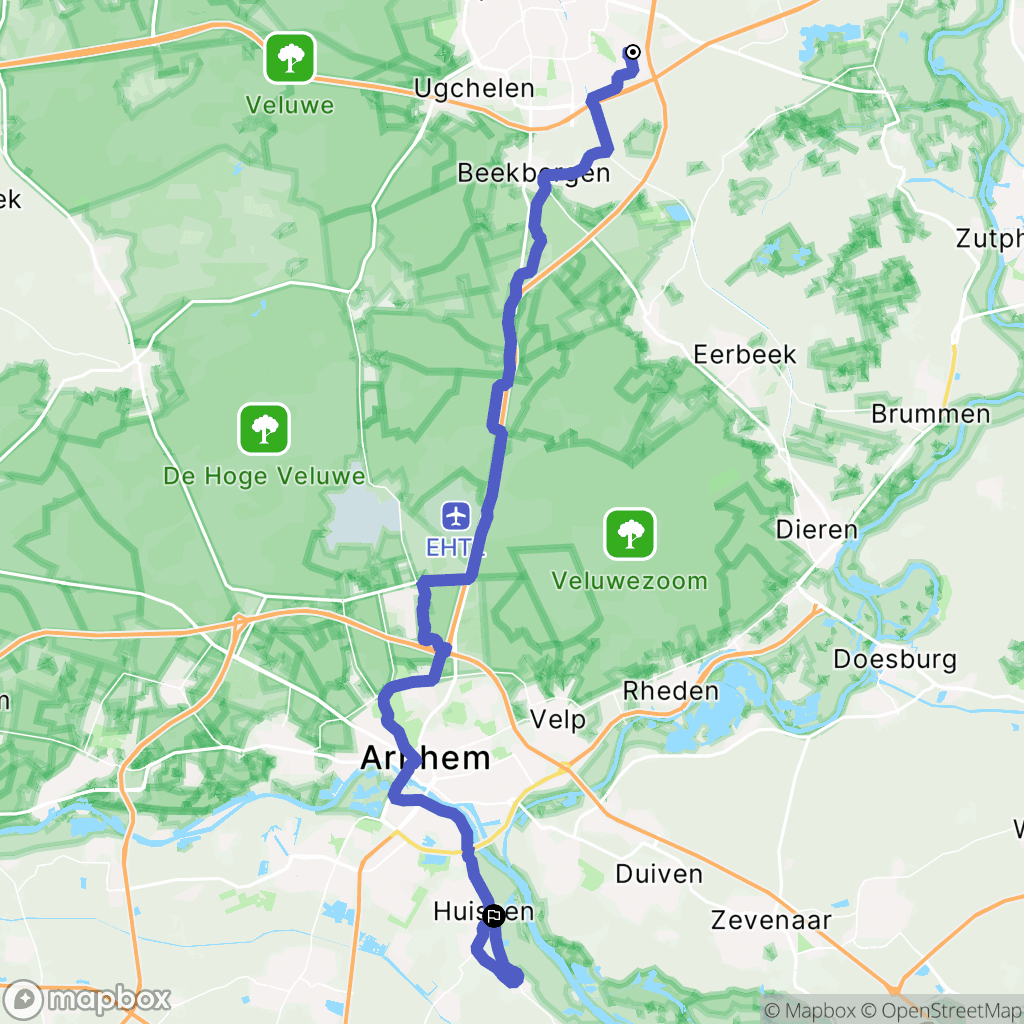 Apeldoorn: routekaart voor buitenactiviteiten - Netherlands