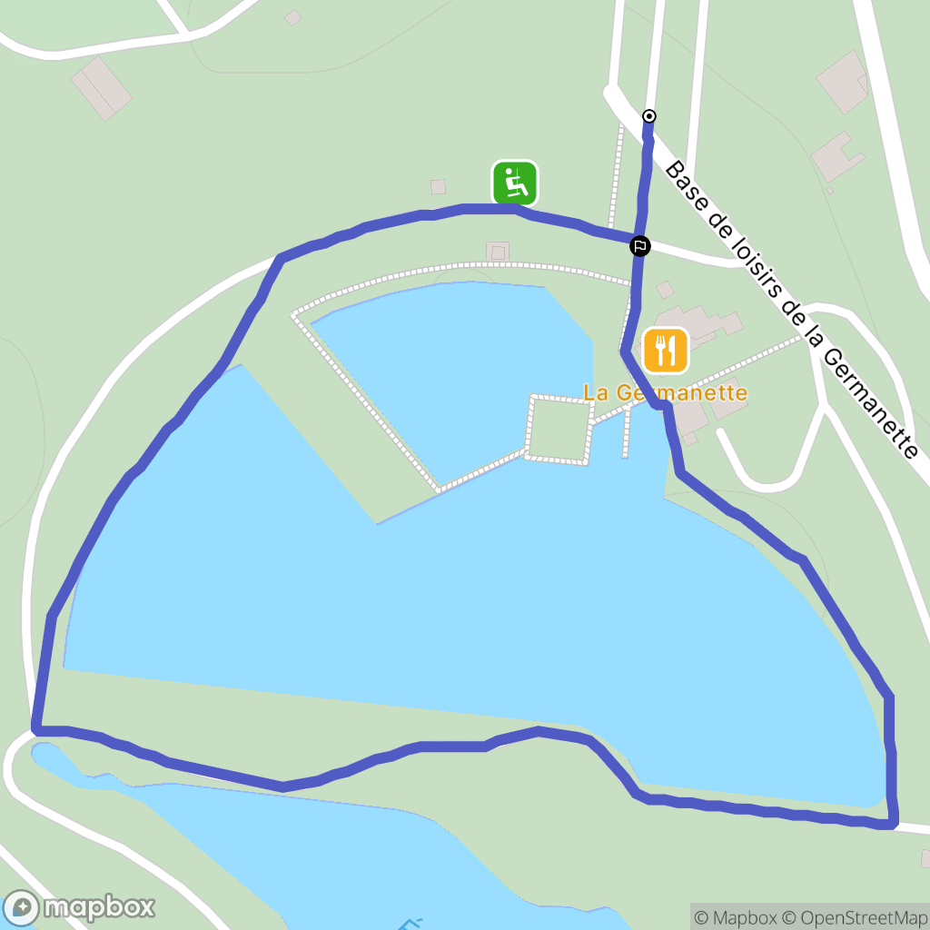 Serres : carte du parcours de randonnée - France