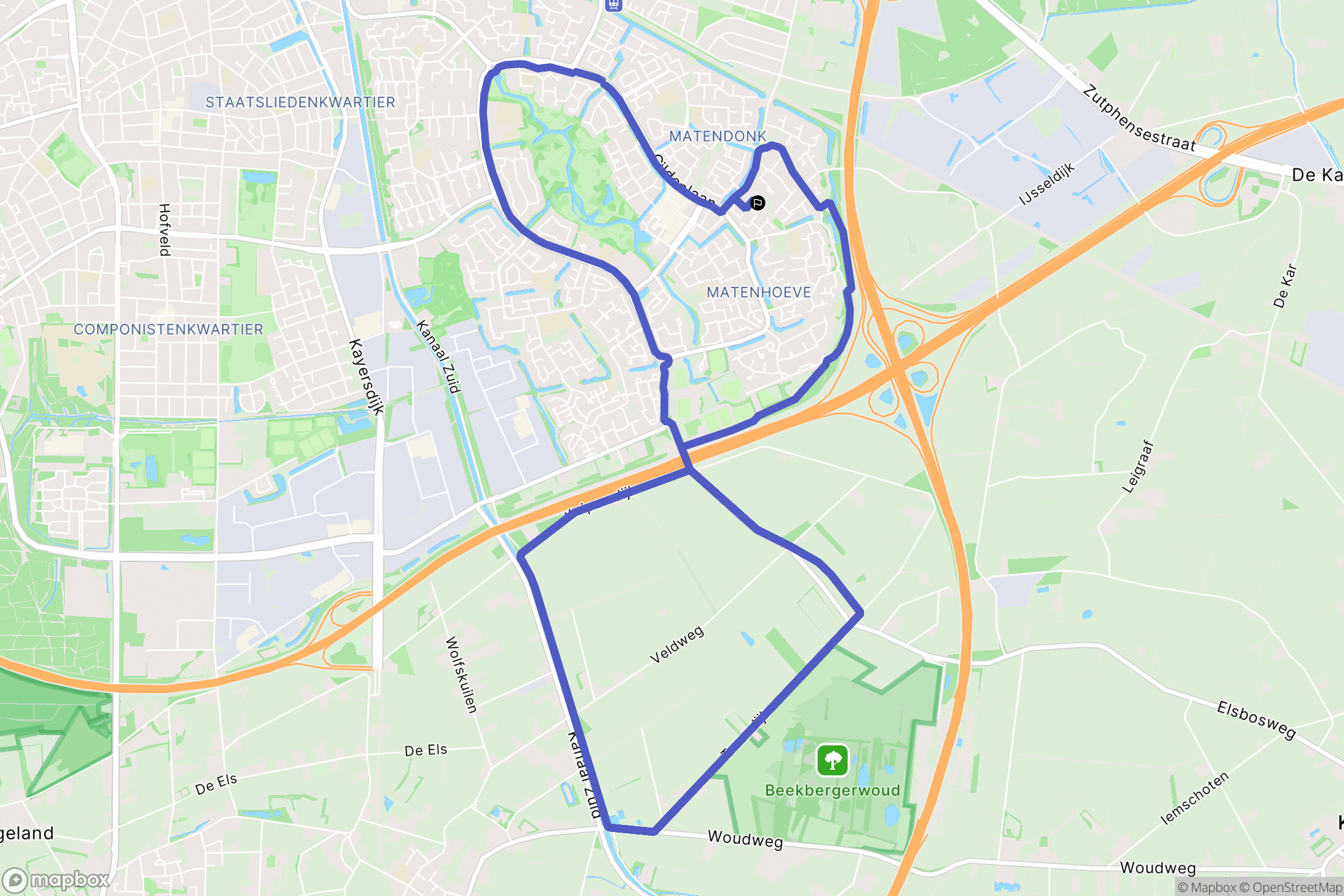 Apeldoorn: routekaart voor buitenactiviteiten - Netherlands
