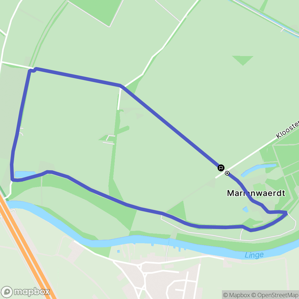Beesd: routekaart voor buitenactiviteiten - Netherlands