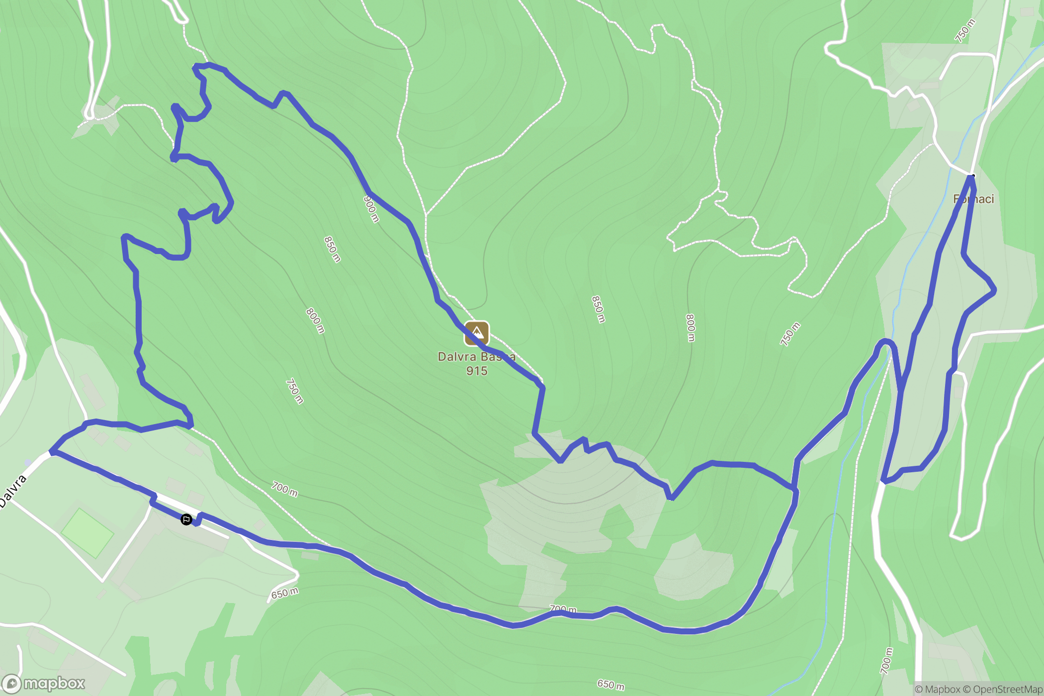 Tremosine sul Garda : carte du parcours de randonnée - Italy