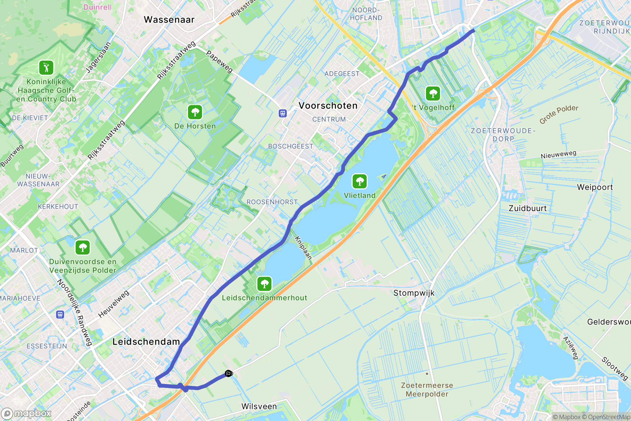 Leidschendam: routekaart voor buitenactiviteiten - Netherlands