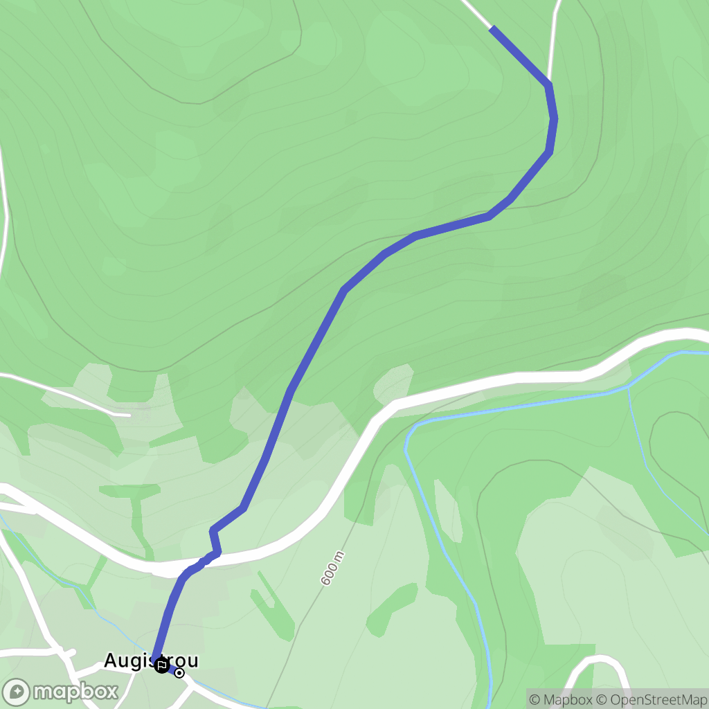 Orgibet : carte du parcours de randonnée - France