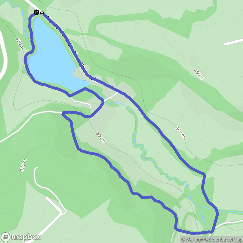 Miers : carte du parcours de randonnée - France