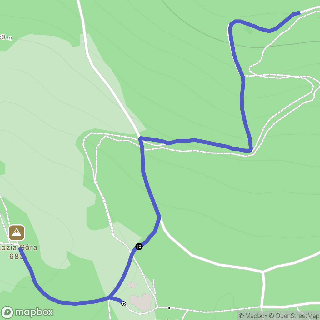 Bielsko-Biała: mapa trasy - Poland